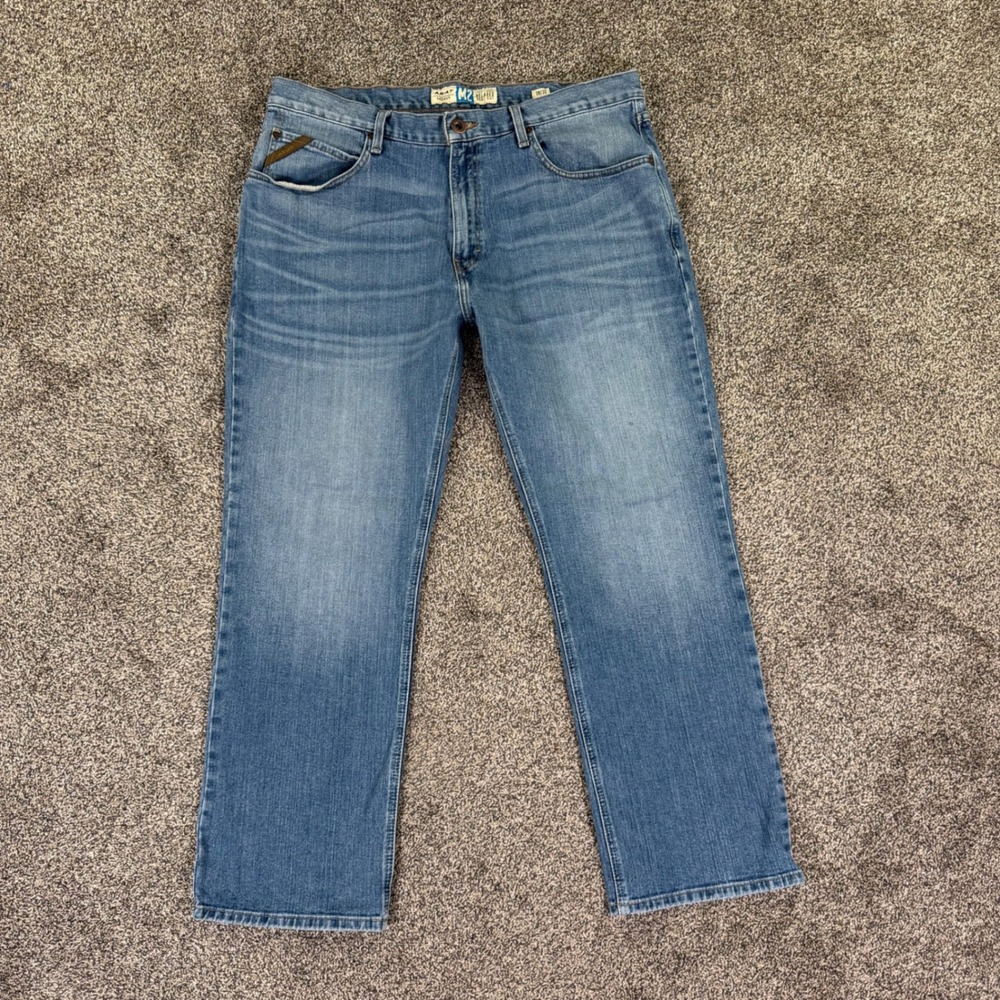 Ariat M2 Relaxed Boot Cut Fit Jeans Mens 38x30 Brandon Blue Legacy Western Work